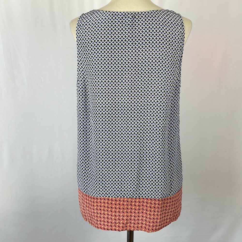 Joie Contrasting Floral Front Diamond Pattern Bac… - image 6